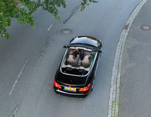 Luftbildaufnahme PKW